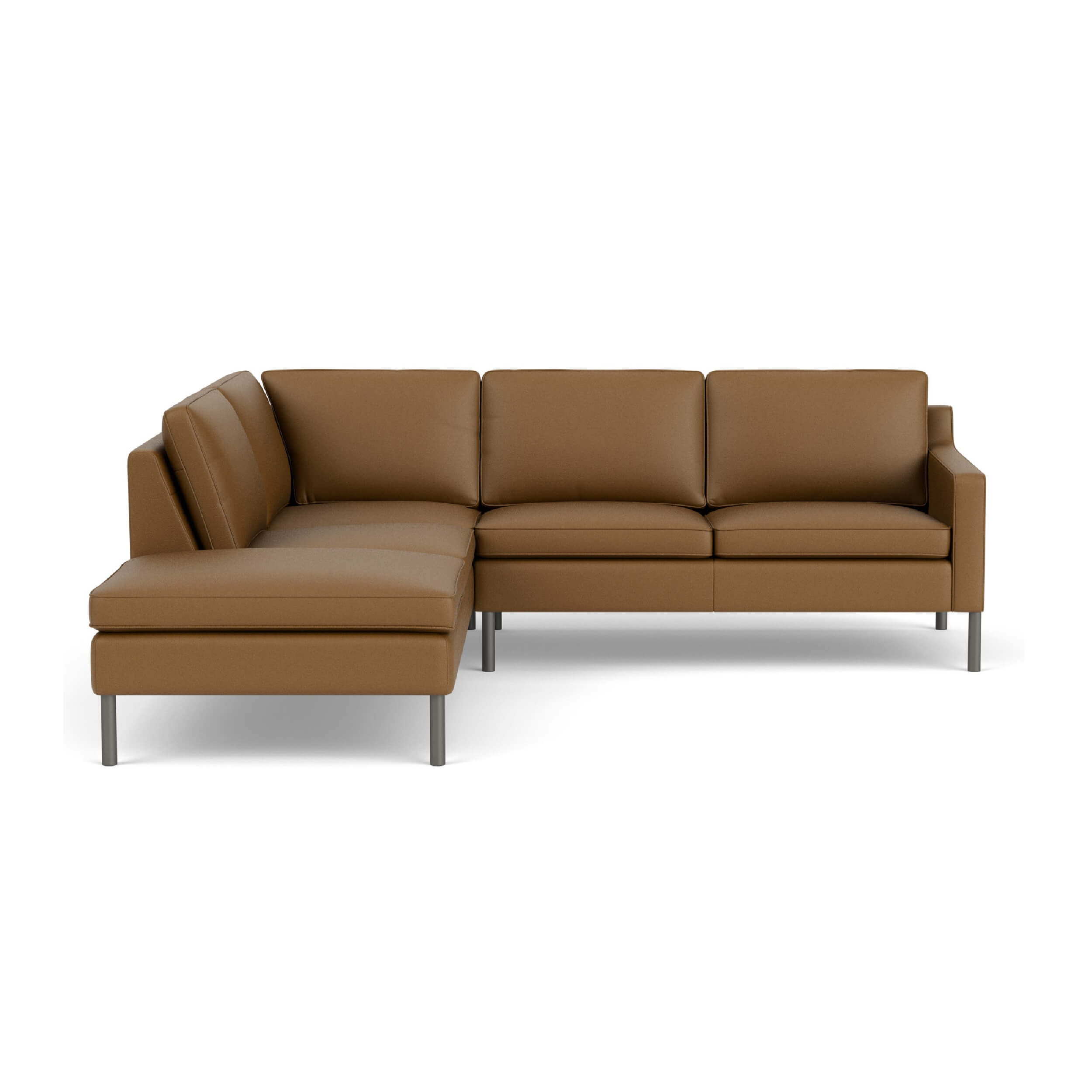 Skye 2-piece sectional sofa with Corner Chaise - Leather